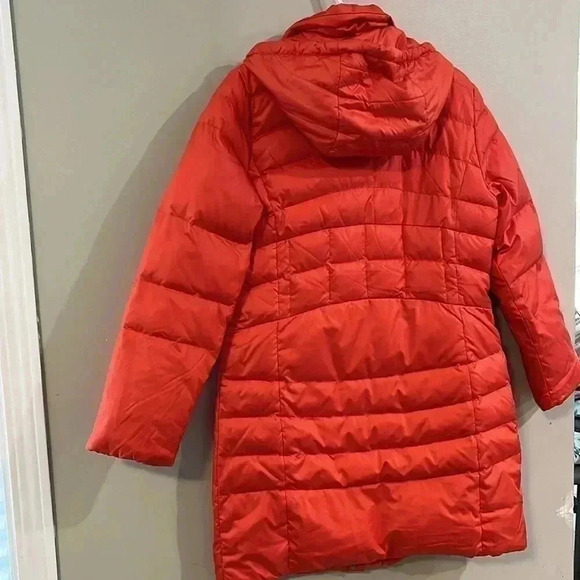[M]Betty  Barclay Women Orange Mid Length Puffer Down jacket - Picture 7 of 10